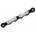 Ланцюг на велосипед 10S KMC X10 Silver/Black 114L з замком Ланцюг на велосипед 10S KMC X10 Silver/Black 114L з замком