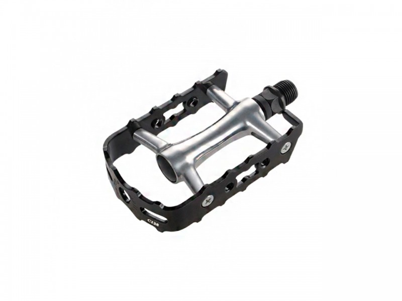 Педалі для велосипеда Wellgo C128 (алюміній, сріблястий/чорний)