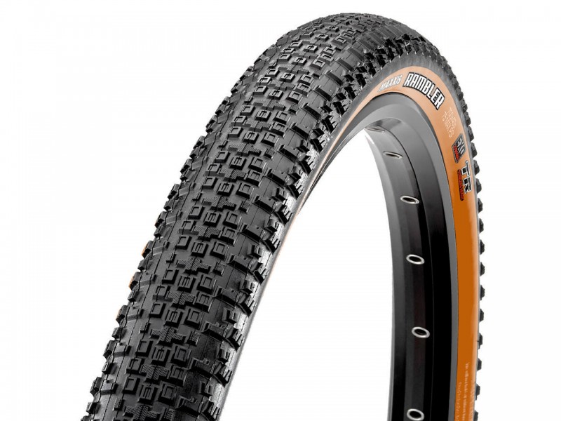 Покрышка на велосипед 700x45C Maxxis Rambler (45-622) складная EXO/TR Tanwall 60TPI