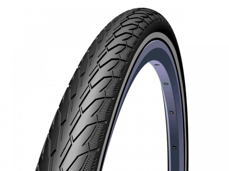 Покрышка на велосипед 24"x1.90" Rubena Flash (47-507) защита STA (3mm) 29TPI, RS, eBike, черный