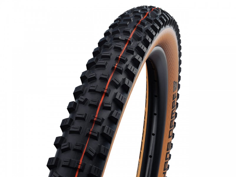 Покрышка на велосипед 29"x2.35" Schwalbe HANS DAMPF (60-622) складная Evo, Super Trail, TLE, B/BRZ-SK