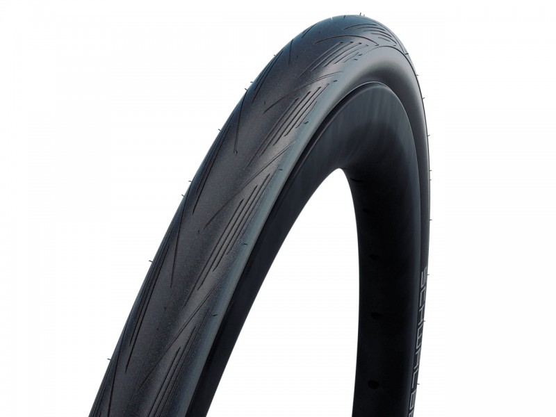 Покрышка на велосипед 700x23C Schwalbe Lugano II (23-622) SiC Active K-Guard Black Folding