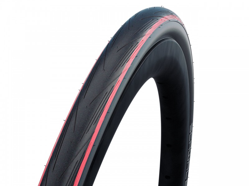 Покрышка на велосипед 700x25C Schwalbe Lugano II (25-622) SiC Active K-Guard Red Stripes