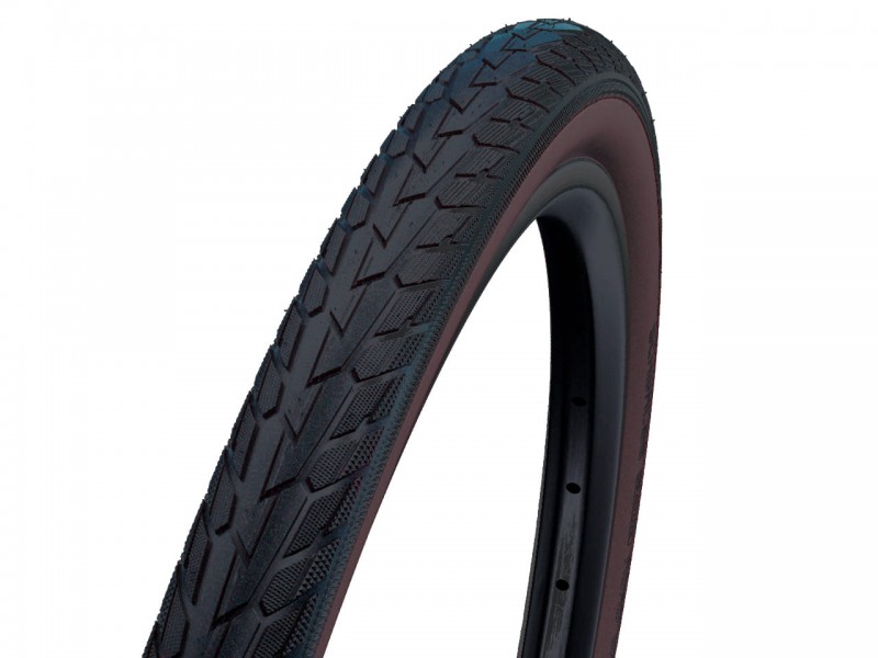 Покрышка на велосипед 26"x1.75" Schwalbe ROAD CRUISER (45-559) K-Guard Active Green B/G