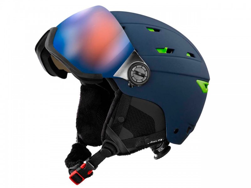 Шолом гірськолижний дитячий Julbo Norby jr visor blue (50-54см)