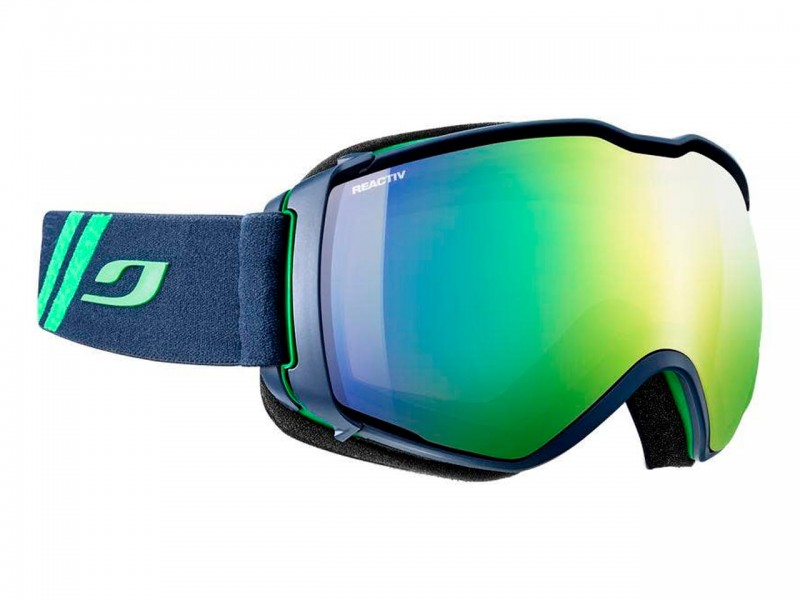 Маска гірськолижна Julbo Aerospace blue/green RV Zebra 1-3S green